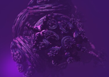 数字艺术 标题为“The Purple Machine” 由Russell Newell, 原创艺术品, 三维建模
