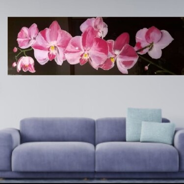 "orchide" başlıklı Tablo Natia Kanelis tarafından, Orijinal sanat, Akrilik