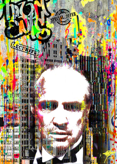 Arte digital titulada "Don Vito" por Osvaldo Russo, Obra de arte original, Pintura Digital
