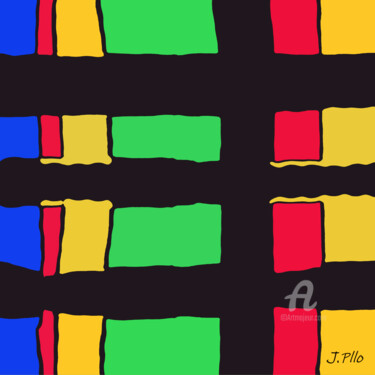 Arte digital titulada "desiguales2" por Joseph Pllo, Obra de arte original, Pintura Digital