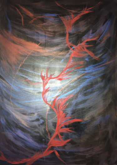 Peinture intitulée "selon la lumière 1" par Pascal Dupuy, Œuvre d'art originale, Acrylique