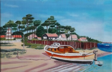 Peinture intitulée "Rêve errance au Sud…" par Annick Le Guelvout, Œuvre d'art originale, Huile