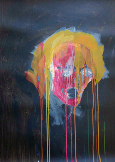 Peinture intitulée "N°44" par Jérome Chuilon, Œuvre d'art originale, Acrylique