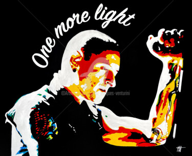 Peinture intitulée "Chester Bennington/1" par Jean-Jacques Venturini, Œuvre d'art originale, Acrylique Monté sur Châssis en…