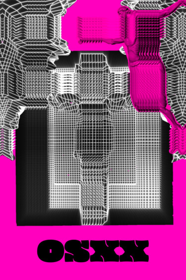 Arts numériques intitulée "✝️ Projection Part3✝️" par Oshexx, Œuvre d'art originale, Modélisation 3D