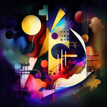数字艺术 标题为“Abstract Artwork #2…” 由Olga Sukhikh (Lolly Shine), 原创艺术品, AI生成的图像
