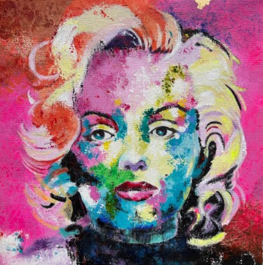 绘画 标题为“Marylin” 由Ivanna Manzur, 原创艺术品, 丙烯