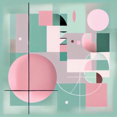 数字艺术 标题为“Abstract Artwork #1…” 由Olga Sukhikh (Lolly Shine), 原创艺术品, AI生成的图像