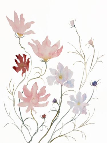 Cosmo No. 3 绘画 标题为“Cosmo No. 3” 由Elizabeth Becker, 原创艺术品, 水彩