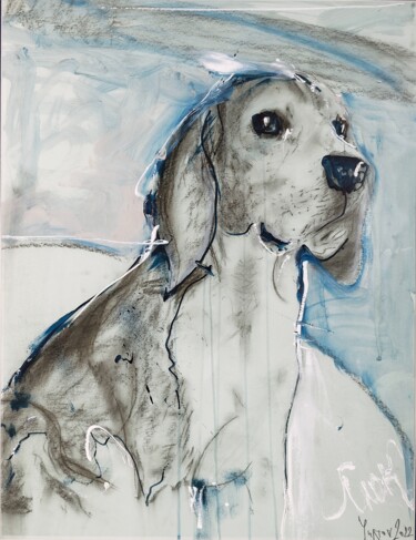 Schilderij getiteld "Люк" door Nata Shadel, Origineel Kunstwerk, Acryl