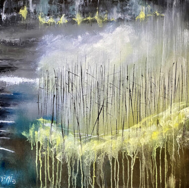 Pittura intitolato "Naufragi" da Yūrei, Opera d'arte originale, Olio