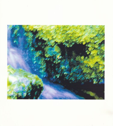 Digitale Kunst mit dem Titel "eau art numerique" von Daniel Coste, Original-Kunstwerk, Fotomontage