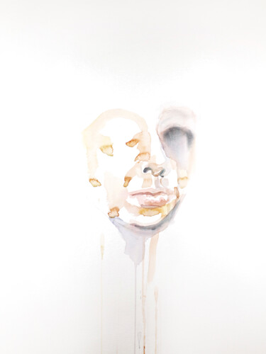 Disappearing Painting titled "Disappearing" by Elizabeth Becker, Original Artwork, Watercolor