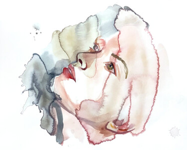 绘画 标题为“Emerge” 由Elizabeth Becker, 原创艺术品, 水彩