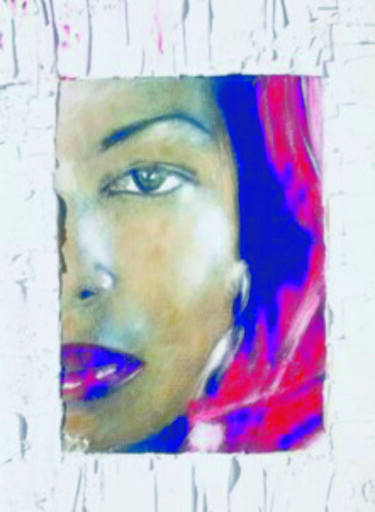 Painting titled "Sahara" by Lino Scerbo, Original Artwork, Acrylic Mounted on Wood Panel