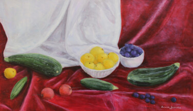 绘画 标题为“Still Life with Zuc…” 由Alexey Beregovoy, 原创艺术品, 油