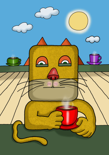 Digital Arts titled "Surreal Semi Skimmed" by Ufuk Uyanik, Original Artwork, 2D Digital Work