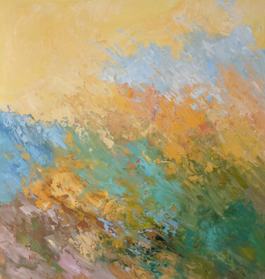 Painting titled "Autumn has arrived." by Tatyana Ivolga, Original Artwork, Oil Mounted on Wood Stretcher frame