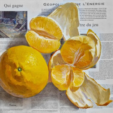 제목이 "Orangen"인 미술작품 Elena Tronina로, 원작, 기름