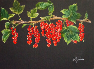 제목이 "" THE RED RIBES""인 미술작품 Tetiana Tiplova로, 원작, 기름