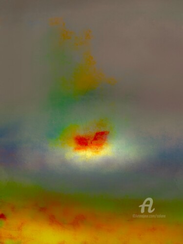 Digitale Kunst getiteld "BELLE DAME (nymphal…" door Solune, Origineel Kunstwerk, Digitaal Schilderwerk