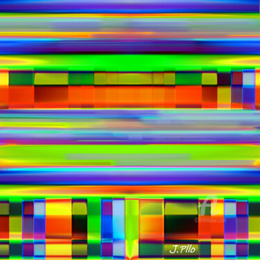 Arte digital titulada "Desigual 3" por Joseph Pllo, Obra de arte original, Pintura Digital