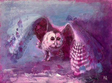 绘画 标题为“Under a cloud of th…” 由Natalie Aleksejeva (NatalieVerve), 原创艺术品, 丙烯