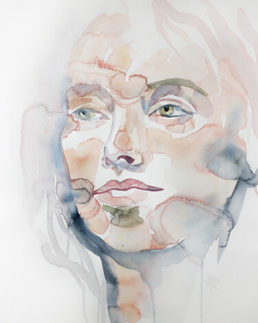 Forlorn No. 4 绘画 标题为“Forlorn No. 4” 由Elizabeth Becker, 原创艺术品, 水彩