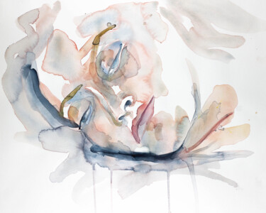 Forlorn No. 5 Painting titled "Forlorn No. 5" by Elizabeth Becker, Original Artwork, Watercolor