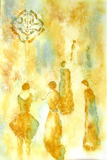 Aquarelle 31 Peinture intitulée "Aquarelle 31" par Jacqueline Pascaud, Œuvre d'art originale, Aquarelle Monté sur Autre panneau rigide