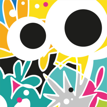 数字艺术 标题为“Gooofy Pooofy #5” 由Koen Haarbosch, 原创艺术品, 数字油画