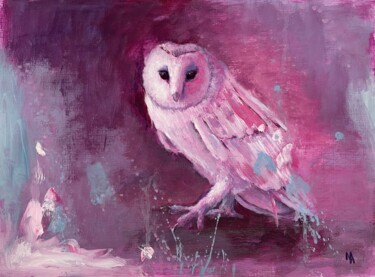 Appearance from the mist. Peinture intitulée "Appearance from the…" par Natalie Aleksejeva (NatalieVerve), Œuvre d'art originale, Acrylique