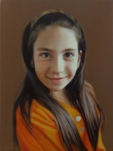 绘画 标题为“Commission Portrait…” 由Valeri Tsvetkov, 原创艺术品, 油 安装在木质担架架上