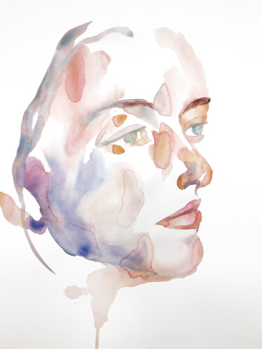 Grief No. 2 Painting titled "Grief No. 2" by Elizabeth Becker, Original Artwork, Watercolor