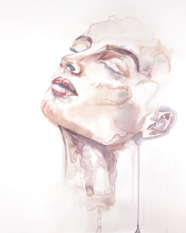 Healing No. 2 绘画 标题为“Healing No. 2” 由Elizabeth Becker, 原创艺术品, 水彩