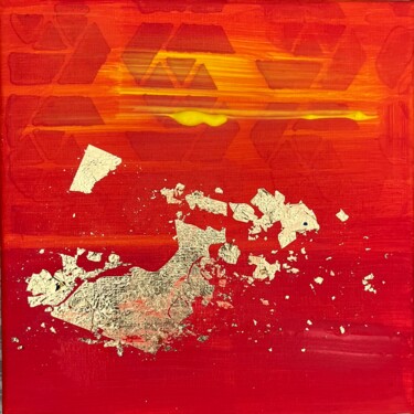 Peinture intitulée "EXPLOSION" par Nadine Fayad Comair, Œuvre d'art originale, Acrylique Monté sur Châssis en bois