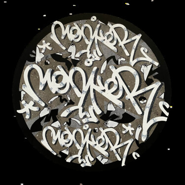 Картина под названием ""TagsStyle" by Monk…" - Monker, Подлинное произведение искусства, Акрил