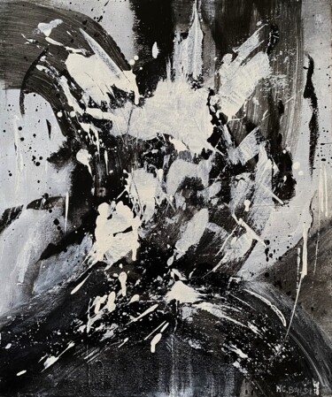 Peinture intitulée "23-03-19   acrylique" par Marie-Claude Baldi, Œuvre d'art originale, Acrylique Monté sur Châssis en bois