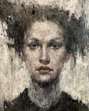 绘画 标题为“BIRCH #40” 由Margarita Ivanova, 原创艺术品, 油 安装在木质担架架上