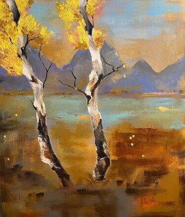 Malerei mit dem Titel "Die Magischen Mythen" von Tamara Andjus, Original-Kunstwerk, Acryl
