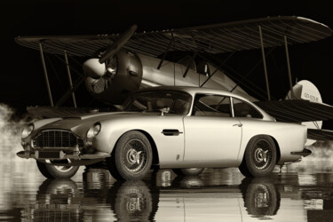 数字艺术 标题为“Aston Martin DB5 -…” 由Jan Keteleer, 原创艺术品, 三维建模