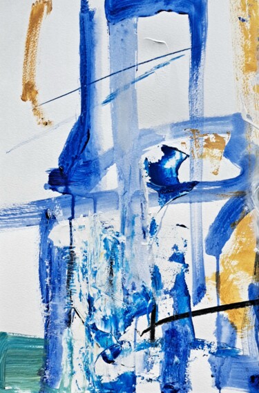 绘画 标题为“Ermite 21” 由Mark Peintre, 原创艺术品, 丙烯
