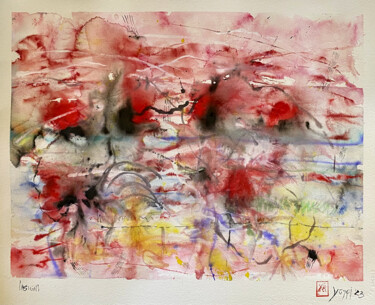 Pittura intitolato "Insight 6" da Yūrei, Opera d'arte originale, Acquarello