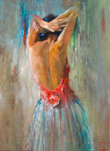 Картина под названием "tango" - Pavel Filin, Подлинное произведение искусства, Масло Установлен на Деревянная рама для носил…