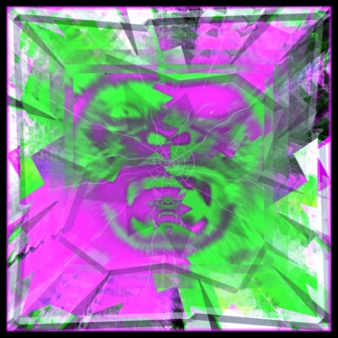 数字艺术 标题为“RAMPAGE TV SUPERSTAR” 由Elwe, 原创艺术品, 2D数字工作