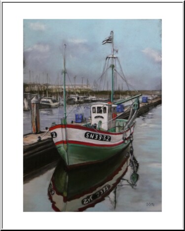 Drawing titled "Au gré des vents" by Artelierdedomi, Original Artwork, Pastel