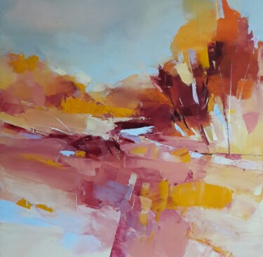 Peinture intitulée "Arpège" par Anne-Marie Petit, Œuvre d'art originale, Huile Monté sur Châssis en bois