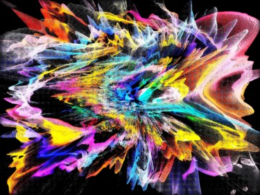 Digitale Kunst mit dem Titel "Wedless/exstatik/tr…" von Jean Philippe Desmoulins, Original-Kunstwerk, Digitale Malerei