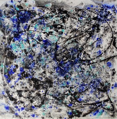 Malerei mit dem Titel "Zen" von Celine Grimaldi, Original-Kunstwerk, Acryl