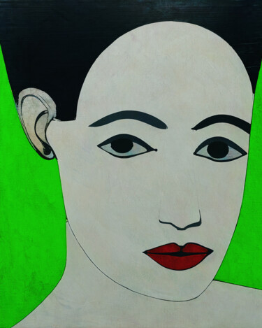 绘画 标题为“Portrait of a woman…” 由Jan Keteleer, 原创艺术品, 数字油画